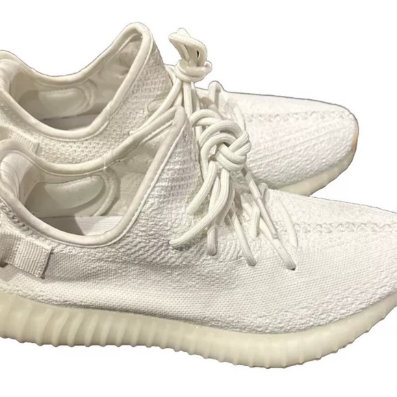 Men’s Size 9 - adidas Yeezy Boost 350 V2 Low Cream White / Triple White main image 10